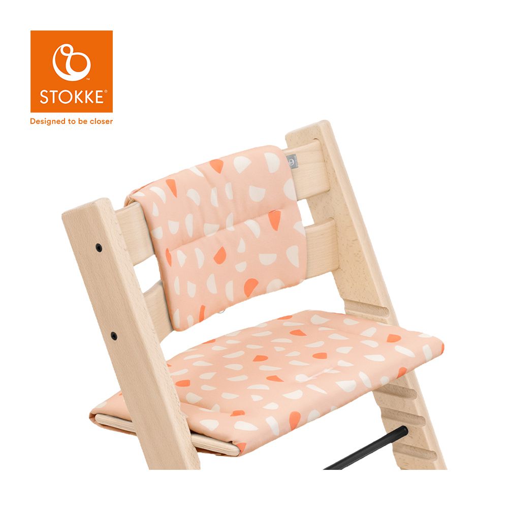 挪威 Tripp Trapp 成長椅經典座墊-糖果粉紅