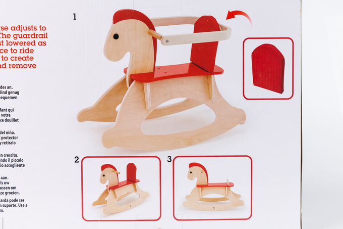 德國 Hape - 經典木製搖馬