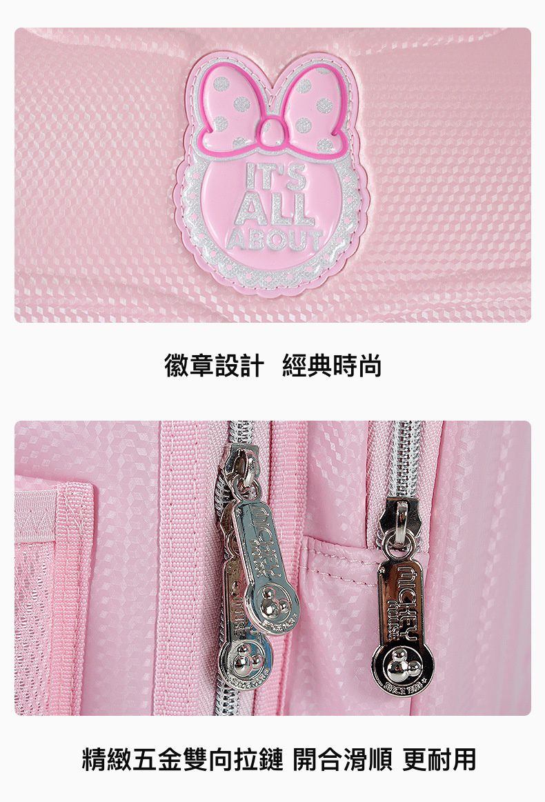 大容量箱式減壓書包-卡通人物米奇-深藍色 (建議身高110-135cm)