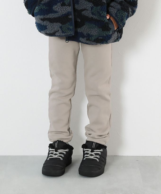 日本 devirock - RICH WARM 保暖裏毛合身長褲-深綠