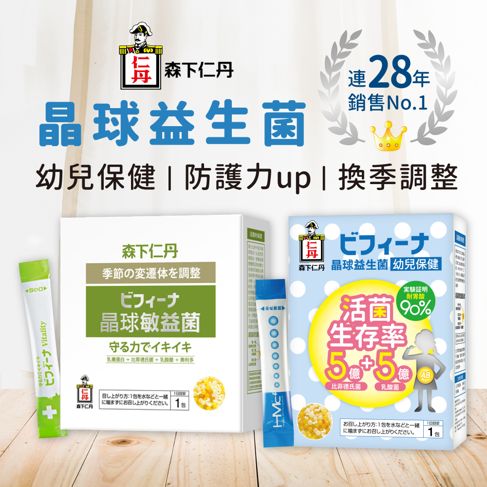 【日本森下仁丹】晶球益生菌｜晶球敏益菌｜藍莓葉黃素