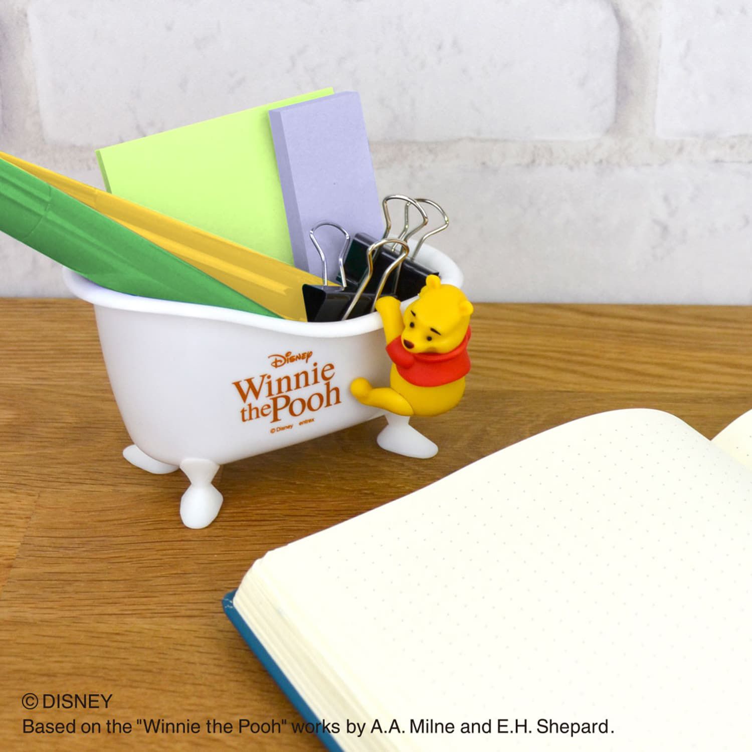 日本千趣會 - 迪士尼 澡盆造型小物收納盒-米奇 (12×8.3×8cm)