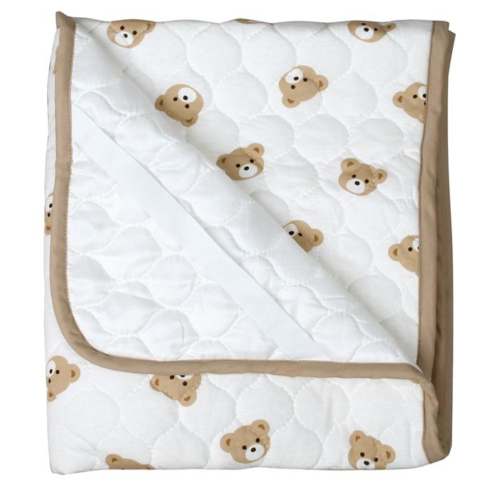 akachan honpo - 涼爽棉質保潔墊-標準尺寸-米白色 (120×70cm)