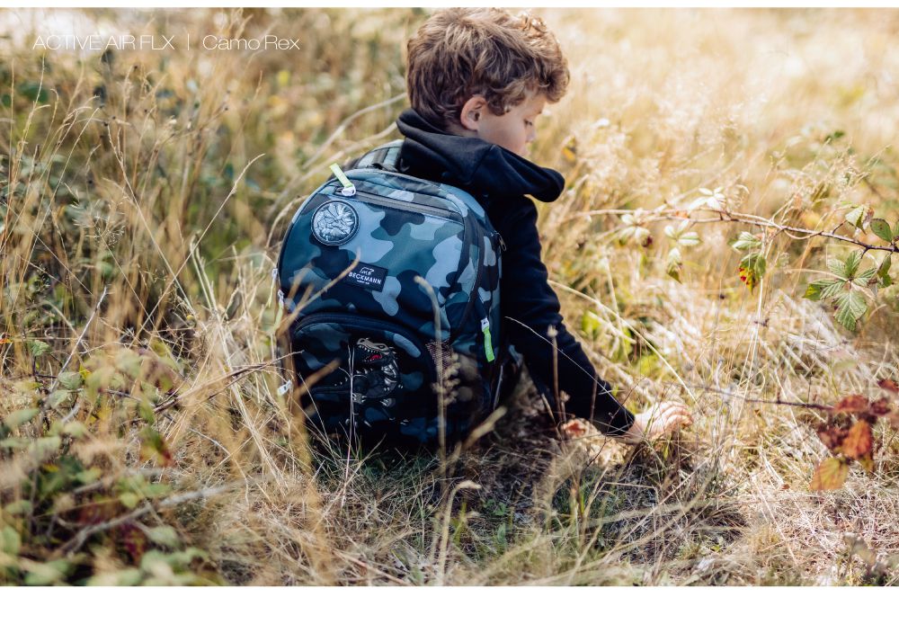 Beckmann - AIR FLX 擴充護脊書包 20~25L-3D太空火箭