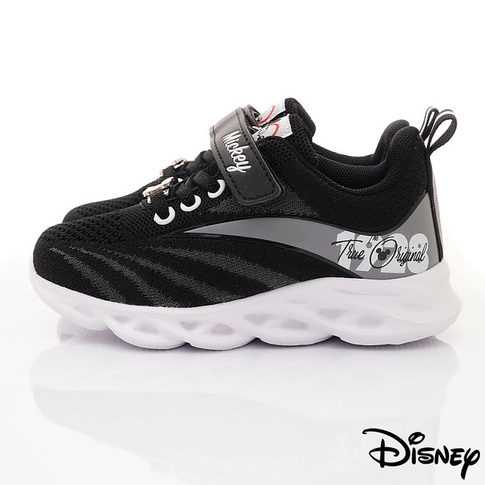 DISNEY童鞋 米奇飛織超輕運動鞋-123010黑(小童段)-運動鞋-黑