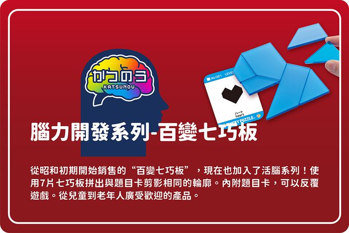日本 HANAYAMA - 腦力開發系列-百變七巧板-6歲以上