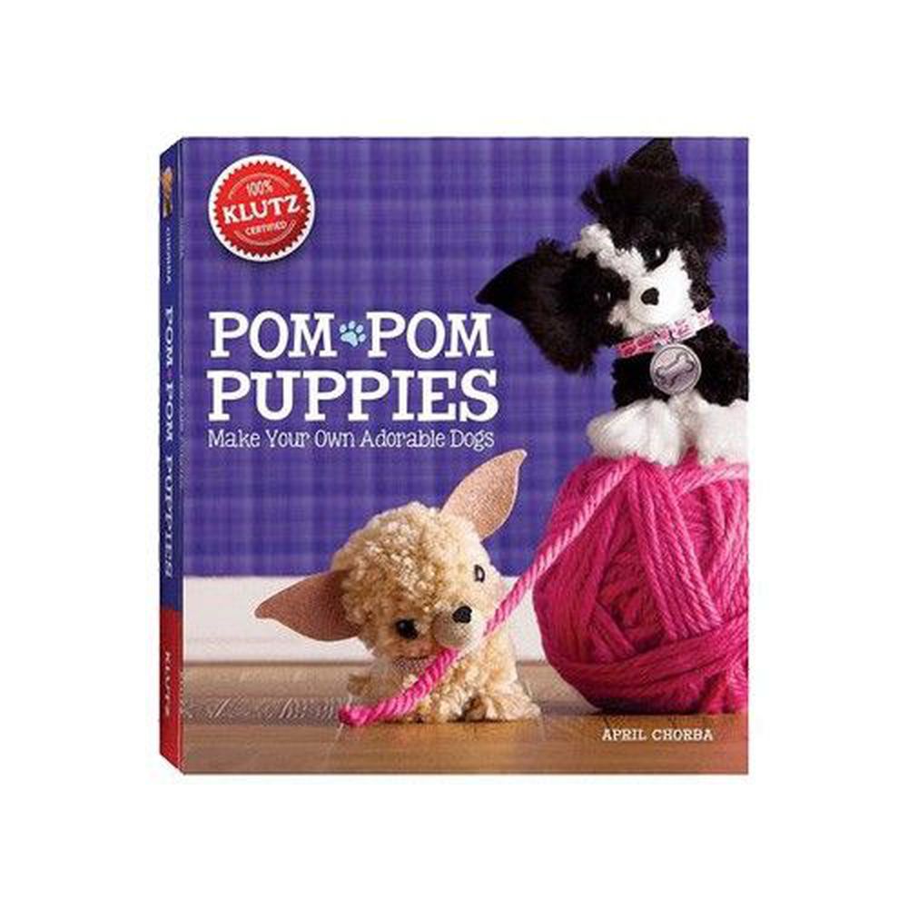 美國KLUTZ創意遊戲書 - Pom-Pom Puppies 胖胖寵物