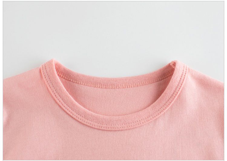 純棉短袖上衣-lucky花花-白色