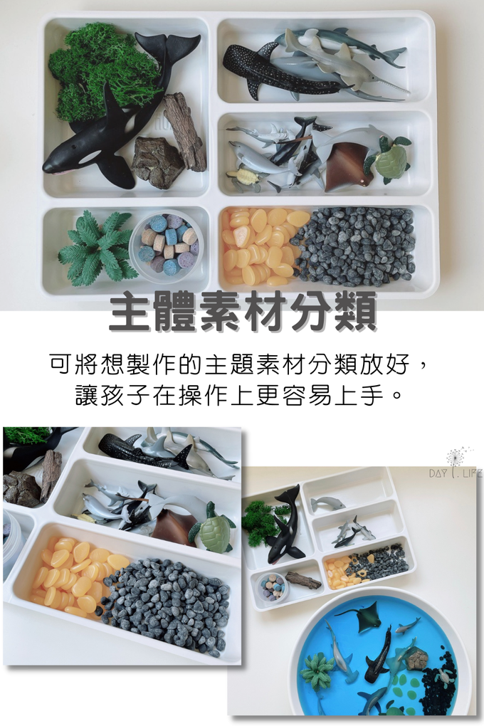 玩玩 Play - 韓國分格多用感官盆-分分盆_方方 (長29cm寬40cm深度4cm)