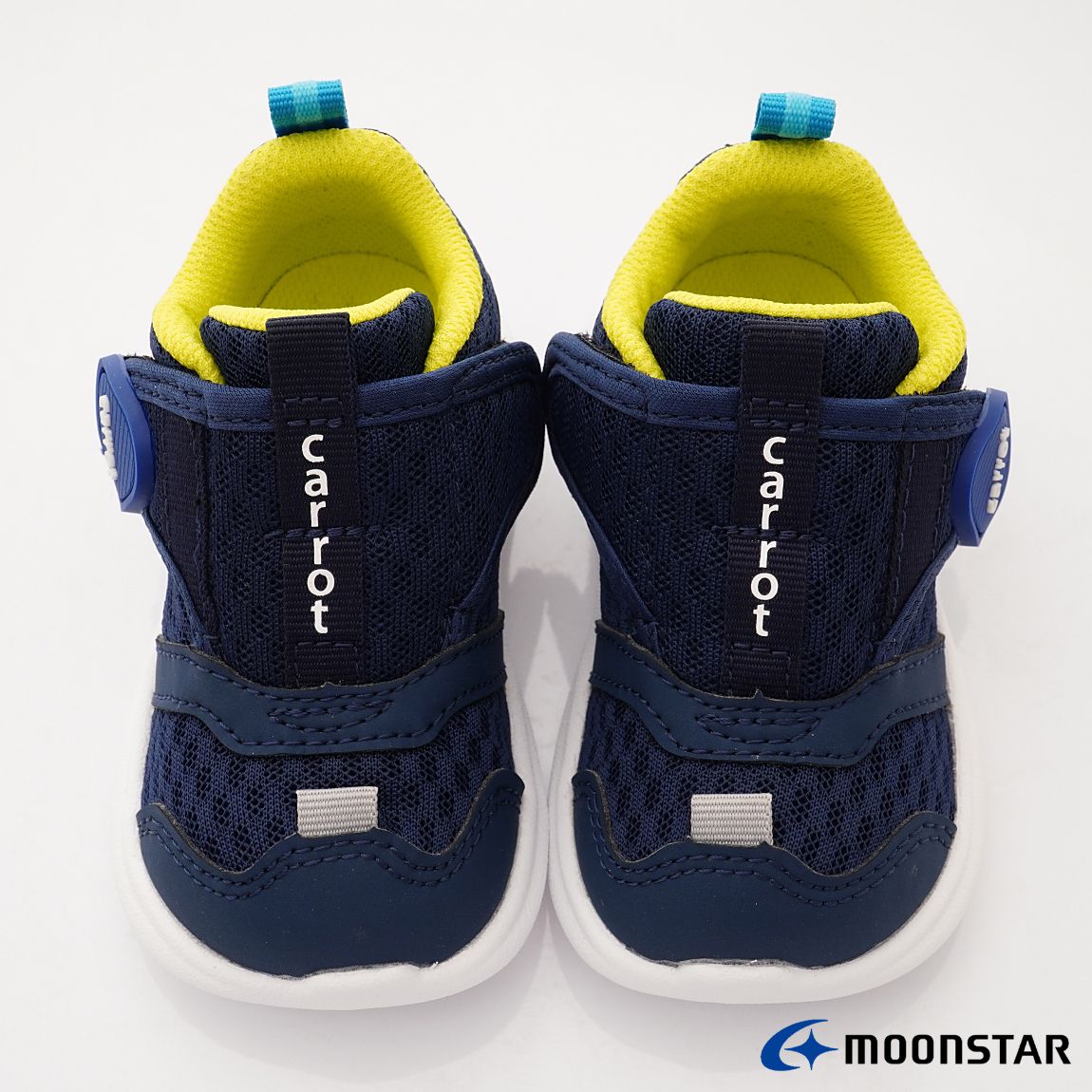 Moonstar日本月星 - 寶寶速乾學步穩健機能款(寶寶段)-學步鞋-深藍