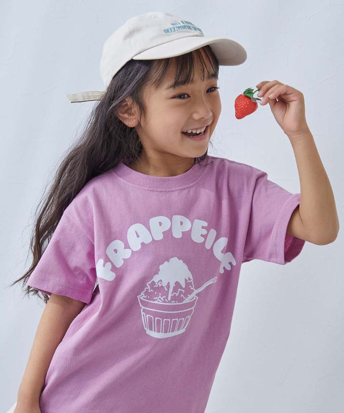 日本 devirock - 純棉定番短袖上衣-鯊魚圈圈-淺灰藍