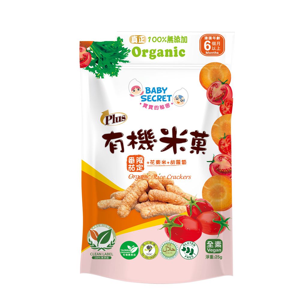 有機米果/袋-番茄胡蘿蔔