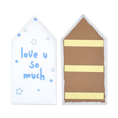 JoyNa - 2入-立體防撞隔音壁貼 加厚防撞墊 保護墊 房子造型-Love U-2入 (25*50)