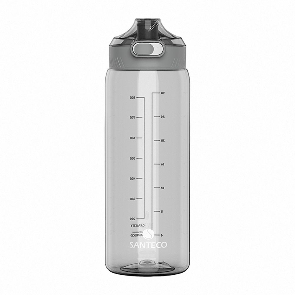 Ibiza Tritan冷水瓶-暴風灰(水量刻度)-1000ml