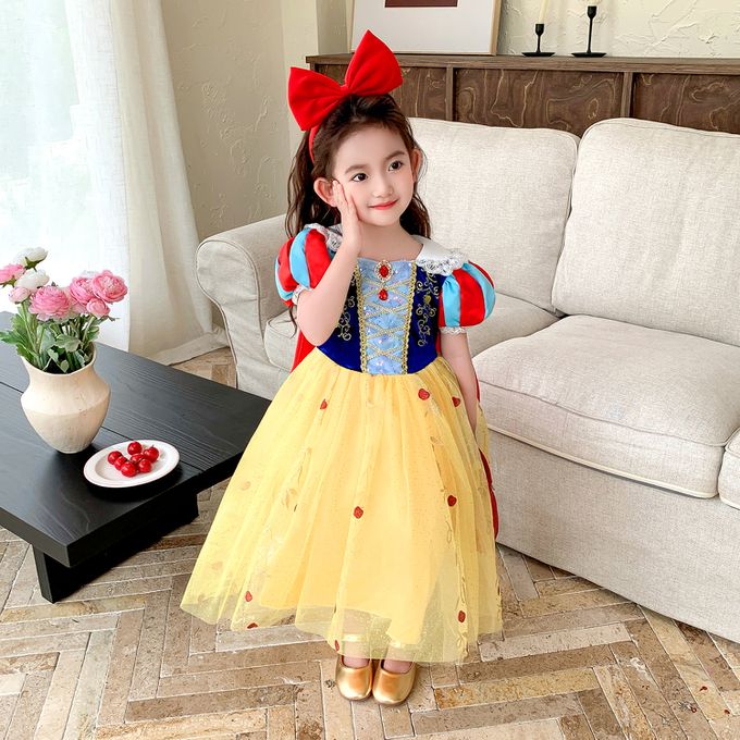 白雪公主蓬裙連披風洋裝萬聖節造型服