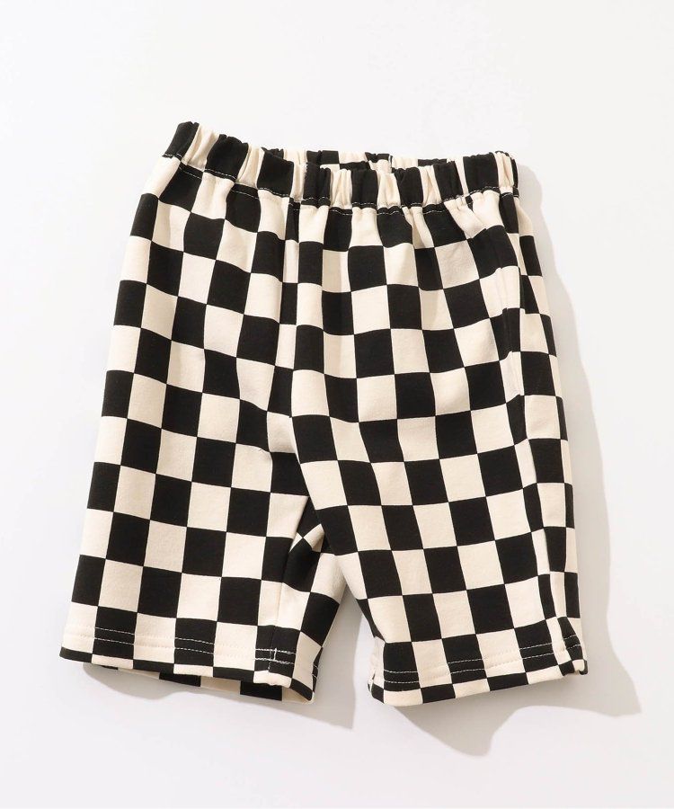日本 BREEZE - 熱銷！百搭休閒印花短褲-乳牛紋-黑白