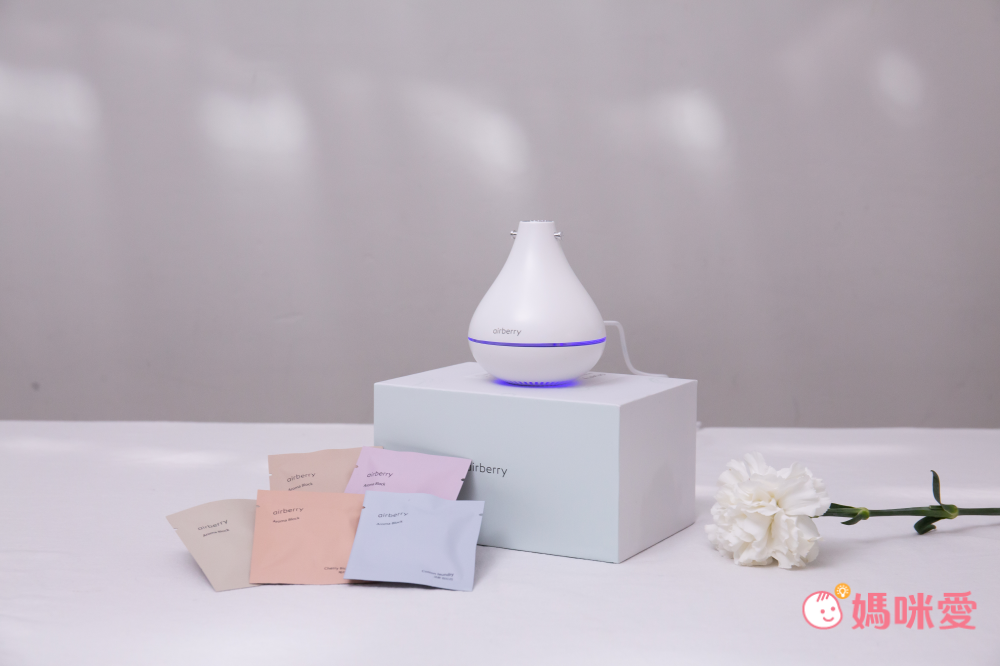 韓國 airberry - 智能衣櫃管理雙機組-除濕/殺菌機X1(附除濕膠球1包3入)，香氛/空氣循環機X1(附春日櫻花香氛片3個)