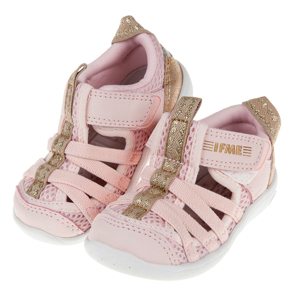 日本IFME - 粉金色寶寶機能水涼鞋