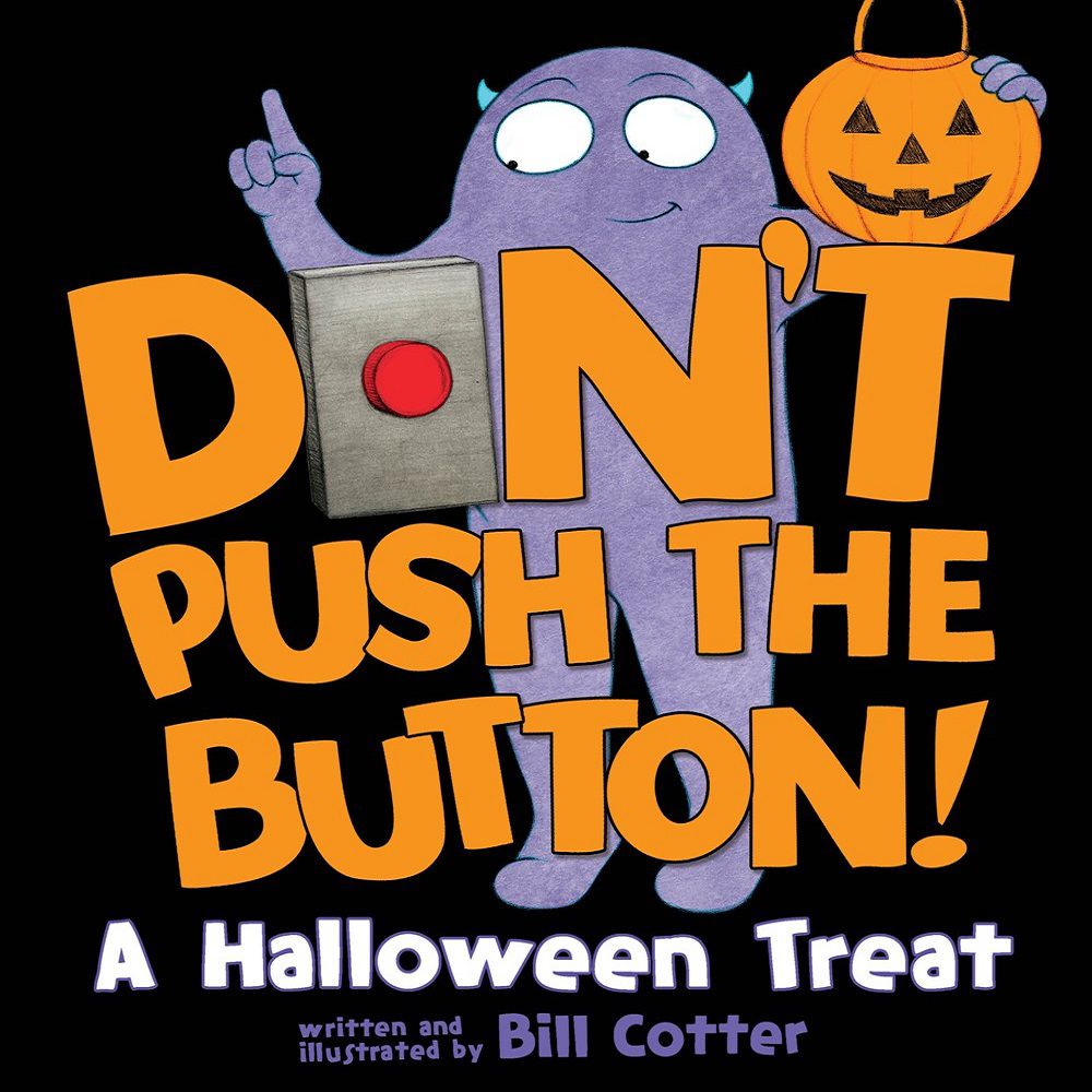 DON'T PUSH THE BUTTON A HALLOWEEN TREAT萬聖節節慶幼兒硬頁書-硬頁