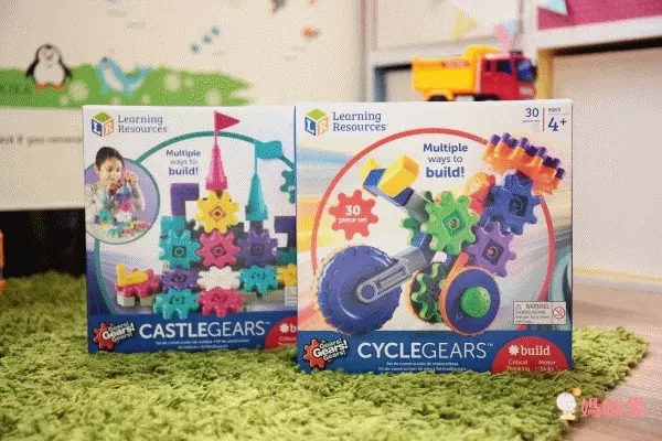 美國 Learning Resources - 轉轉齒輪建構系列-100pc進階組