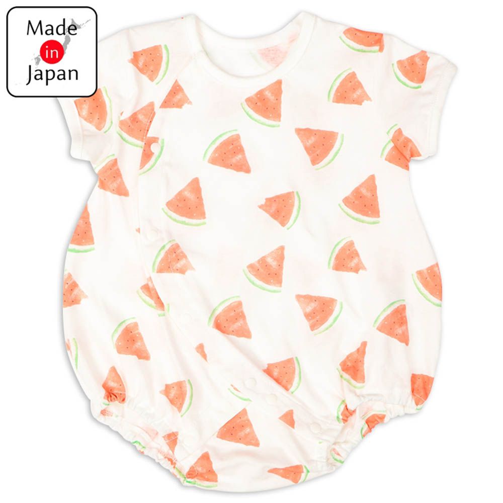 短袖兔裝-西瓜-紅色