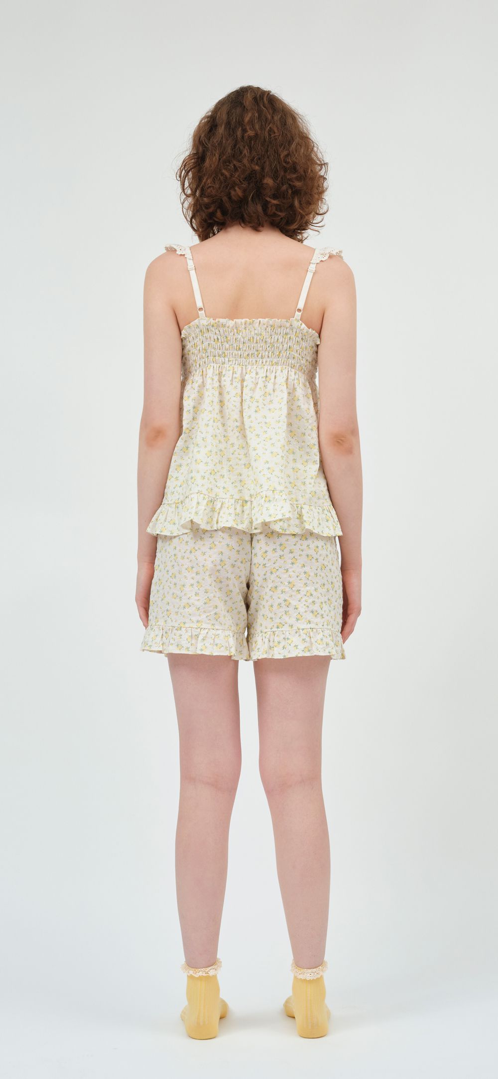 韓國 ULLALA - 天真浪漫無袖睡衣(兩件式) (FREE)