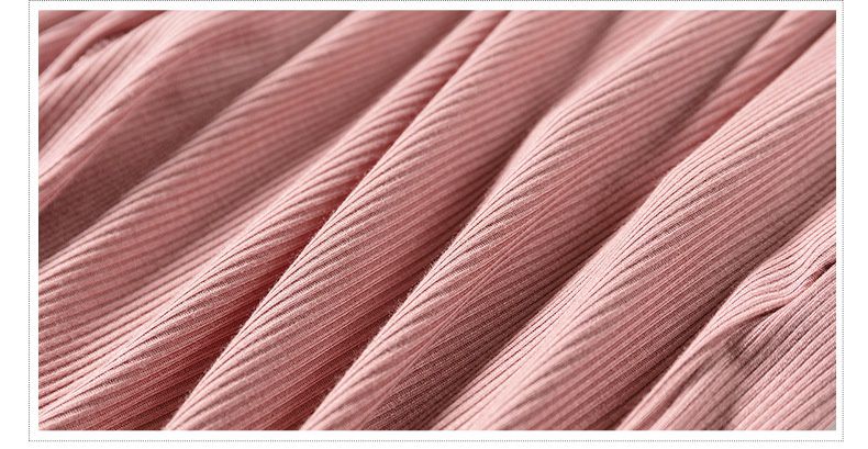 螺紋莫代爾Bra T 短袖家居服套裝-短褲款-豆沙粉