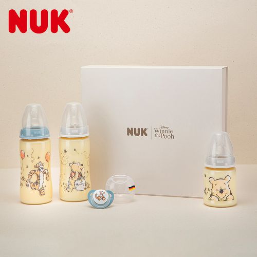 德國 NUK - Disney小熊維尼聯名新生兒禮盒