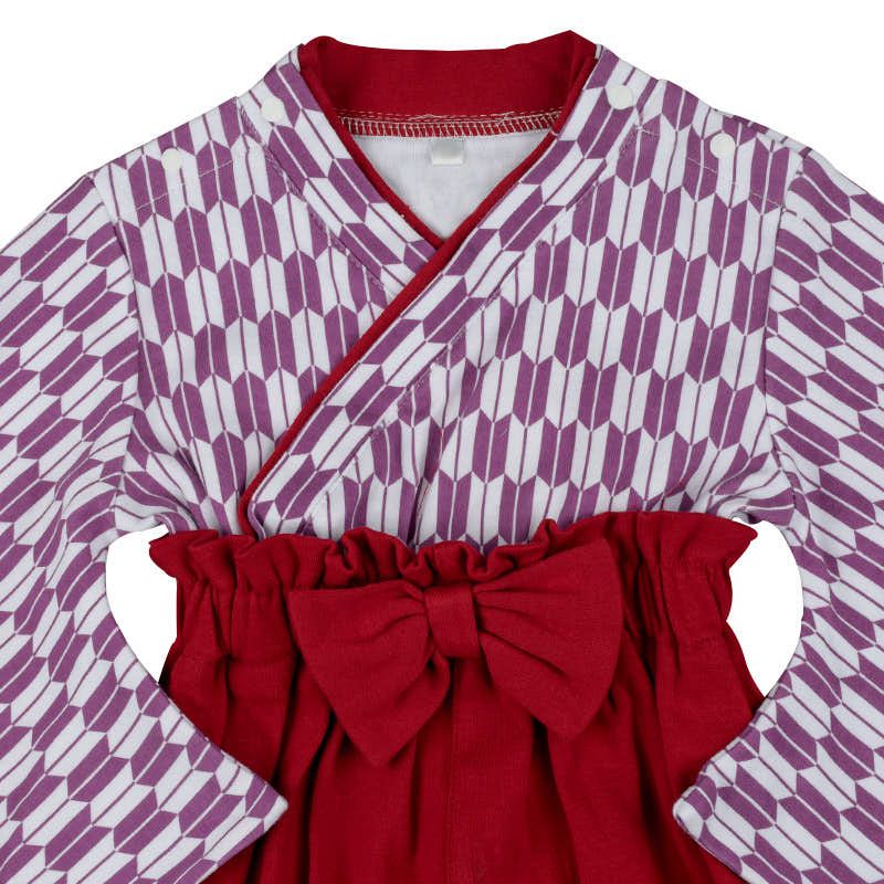 akachan honpo - 袴連身衣(包屁衣)-紅色