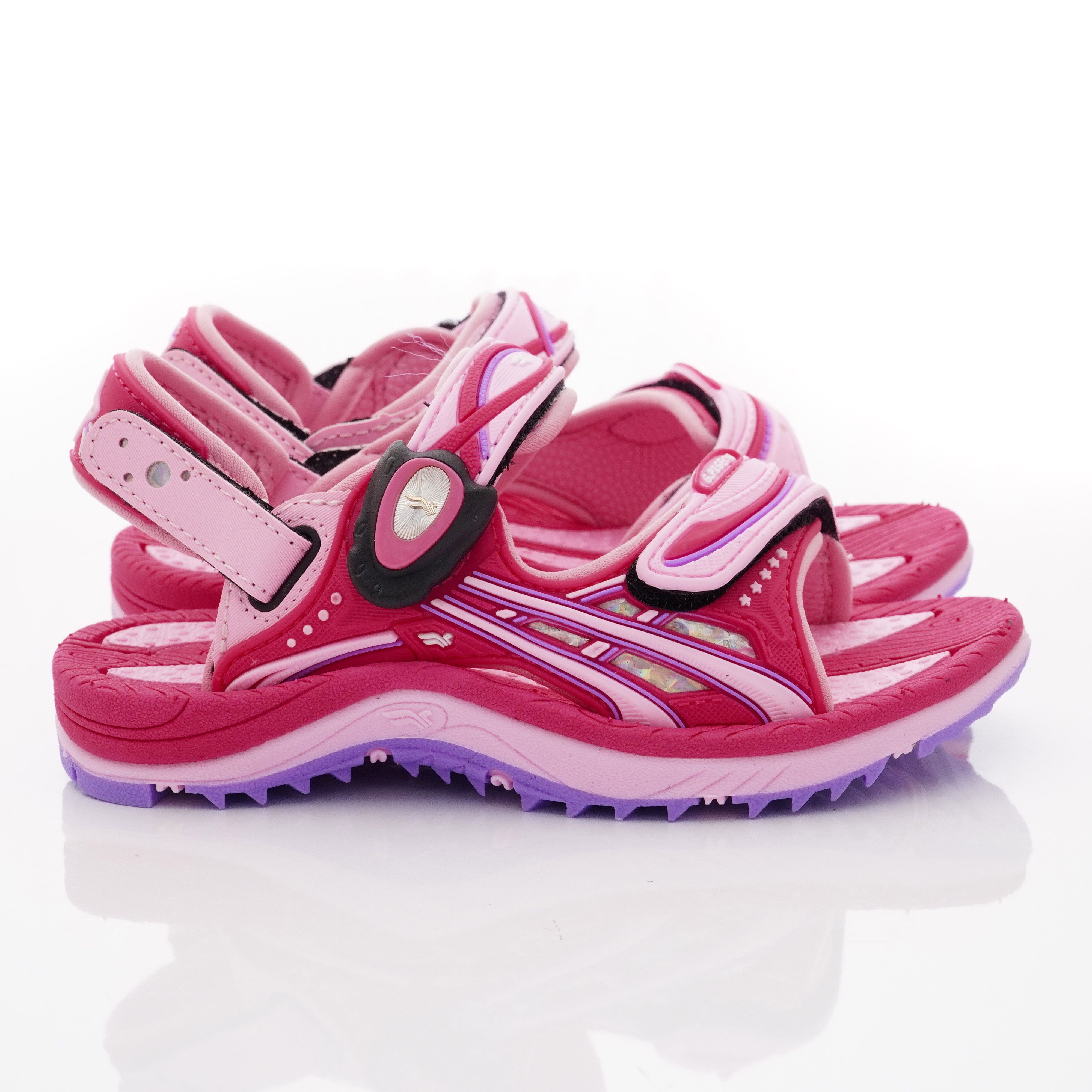 G.P - 造型磁扣兩穿涼拖鞋款(中小童段)-桃紅