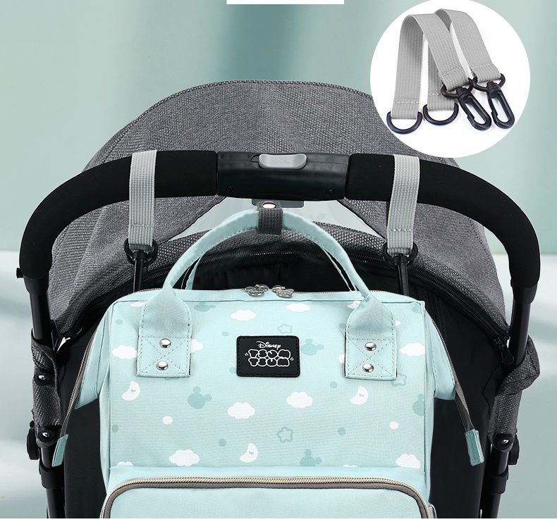 卡通人物防髒後背包/媽媽包-TSUM TSUM-粉色 (40x26x14cm)