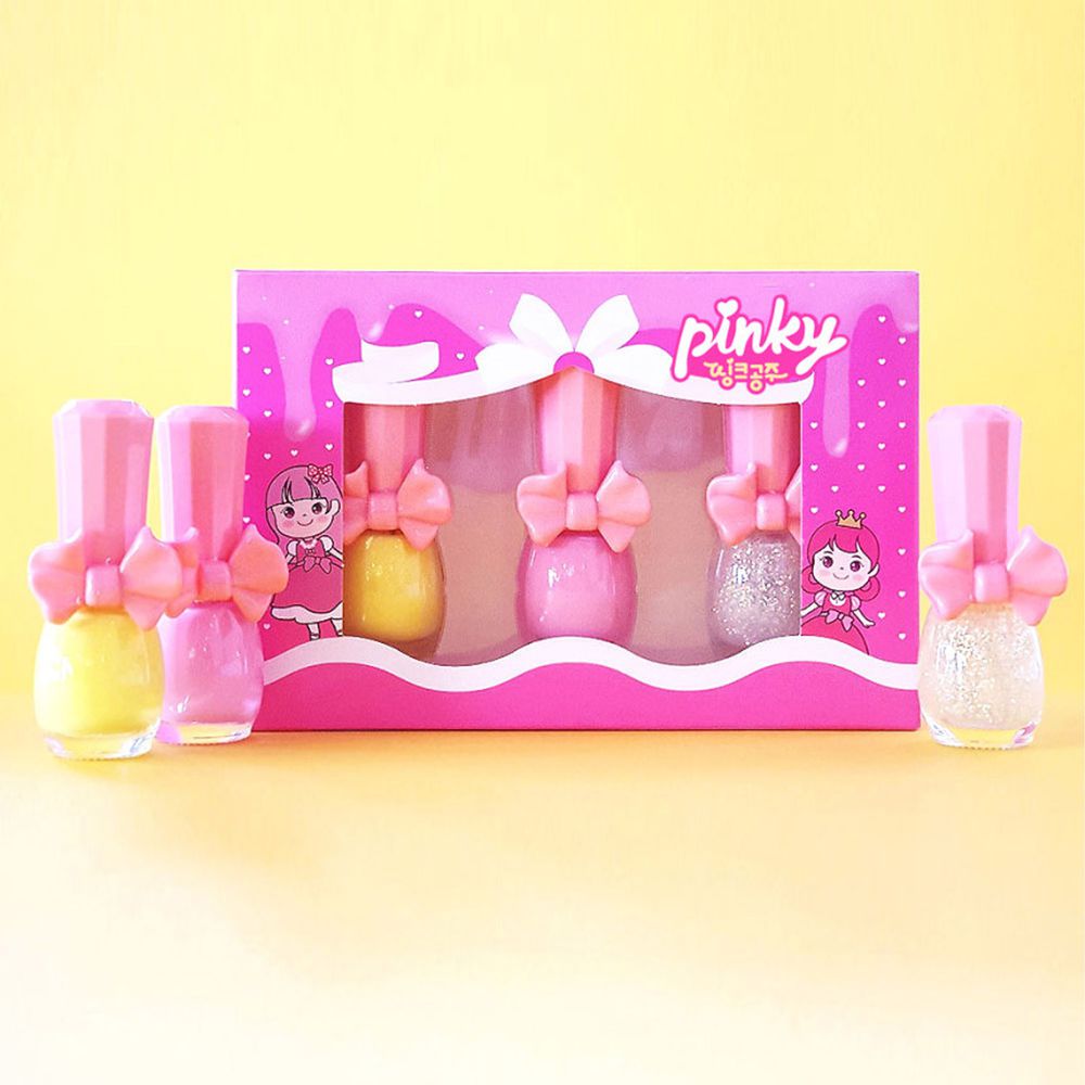 韓國 Pink Princess - 經濟小禮盒(指甲油*3)-Set C