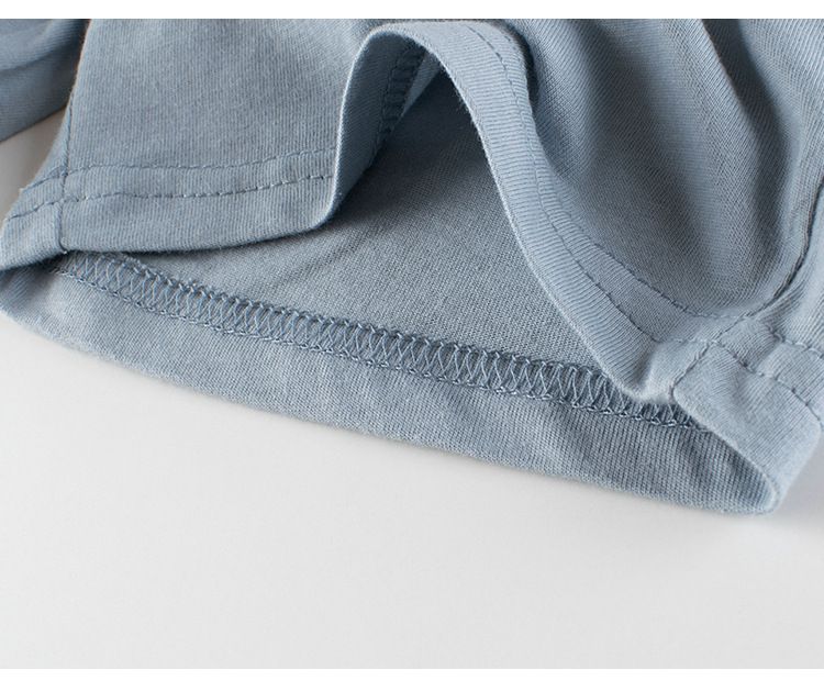 純棉腰鬆緊休閒五分褲-軍綠色