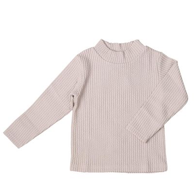 akachan honpo - 麻花針織上衣-灰色