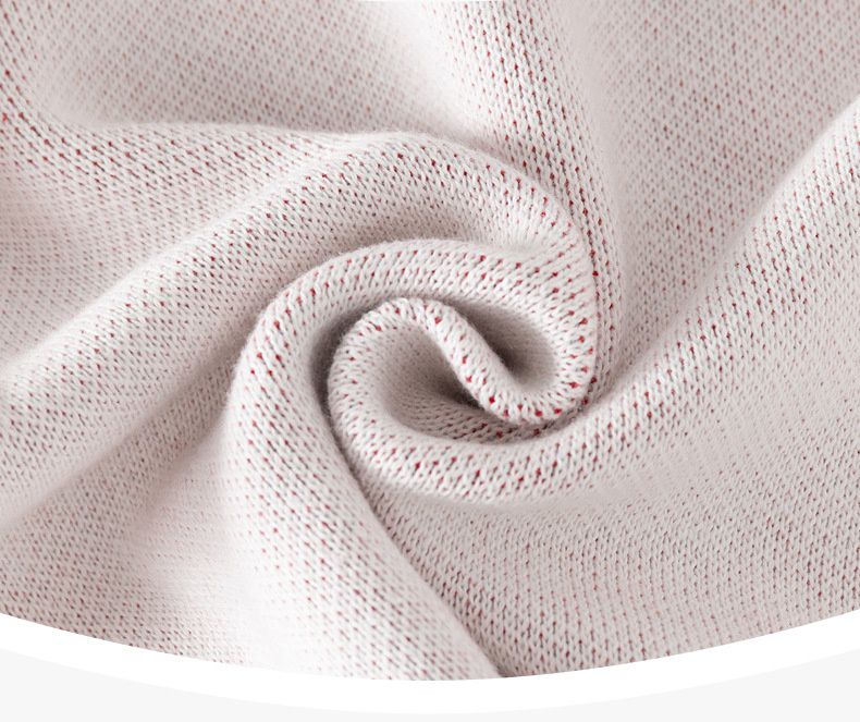 舒適圓領百搭針織背心-草莓兔兔-粉色