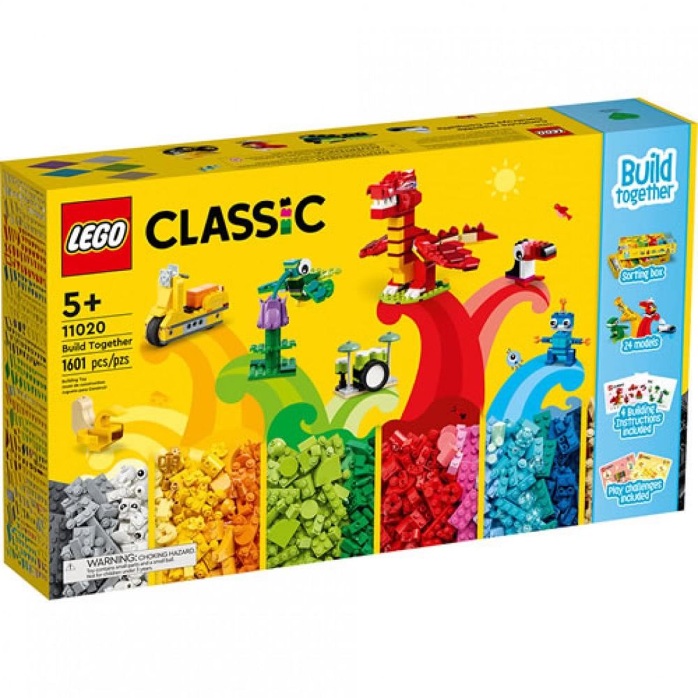 樂高 LEGO - 樂高積木 LEGO《 LT11020 》Classic 經典基本顆粒系列 - 一起拼砌-1601pcs