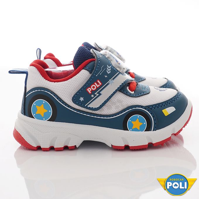 台灣製波力電燈運動童鞋(中小童段)-運動鞋-藍