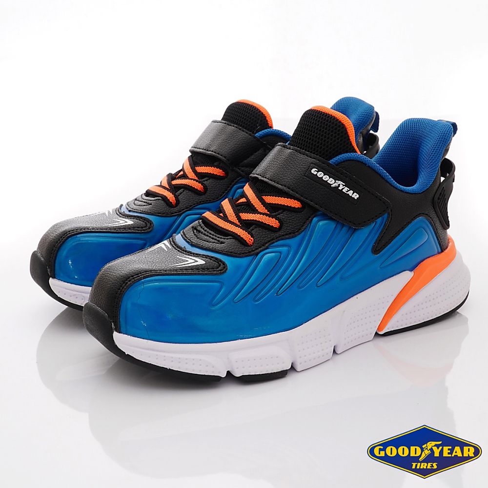 GOODYEAR - 固特異緩震慢跑童鞋(中大童段)-運動鞋-藍