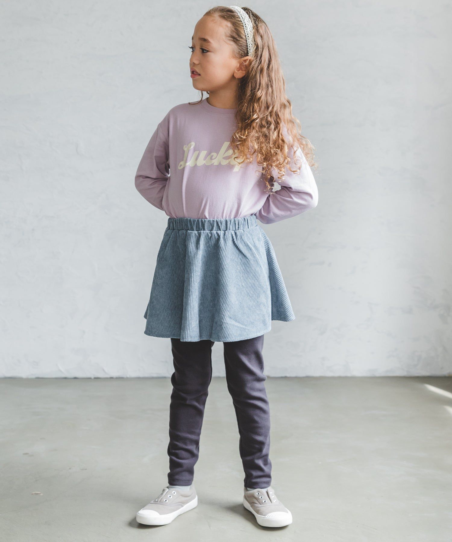 日本 PAIRMANON - 柔軟彈性百搭褲裙-素色-摩卡x灰黑