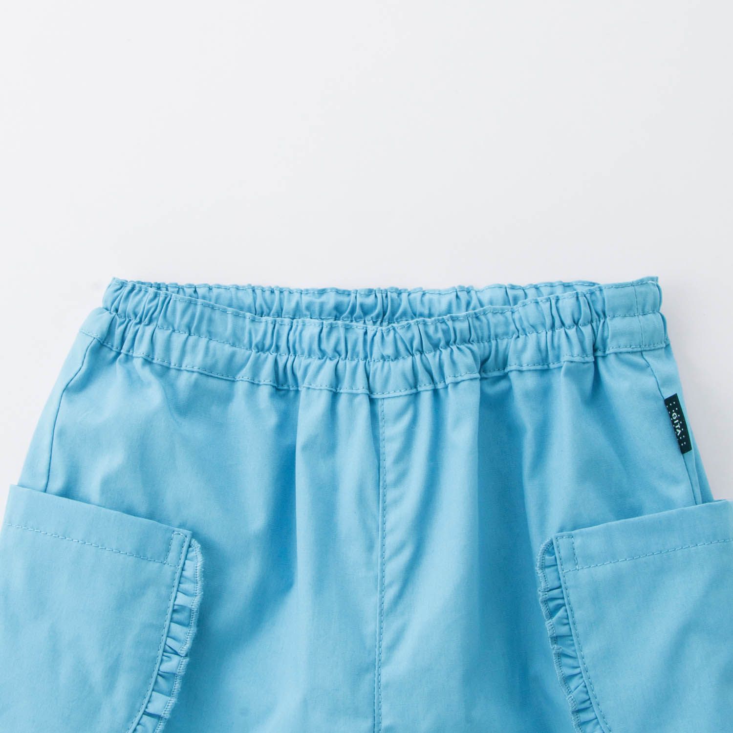 日本千趣會 - GITA 接觸涼感機能長褲-女孩-水藍