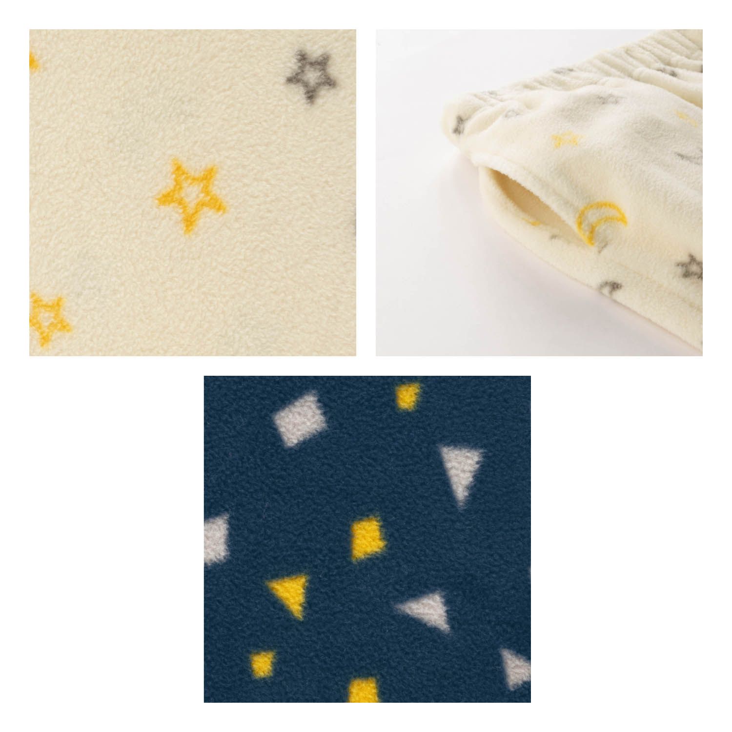 日本千趣會 - (媽媽) fleece保暖長袖家居服/睡衣-星月-粉米