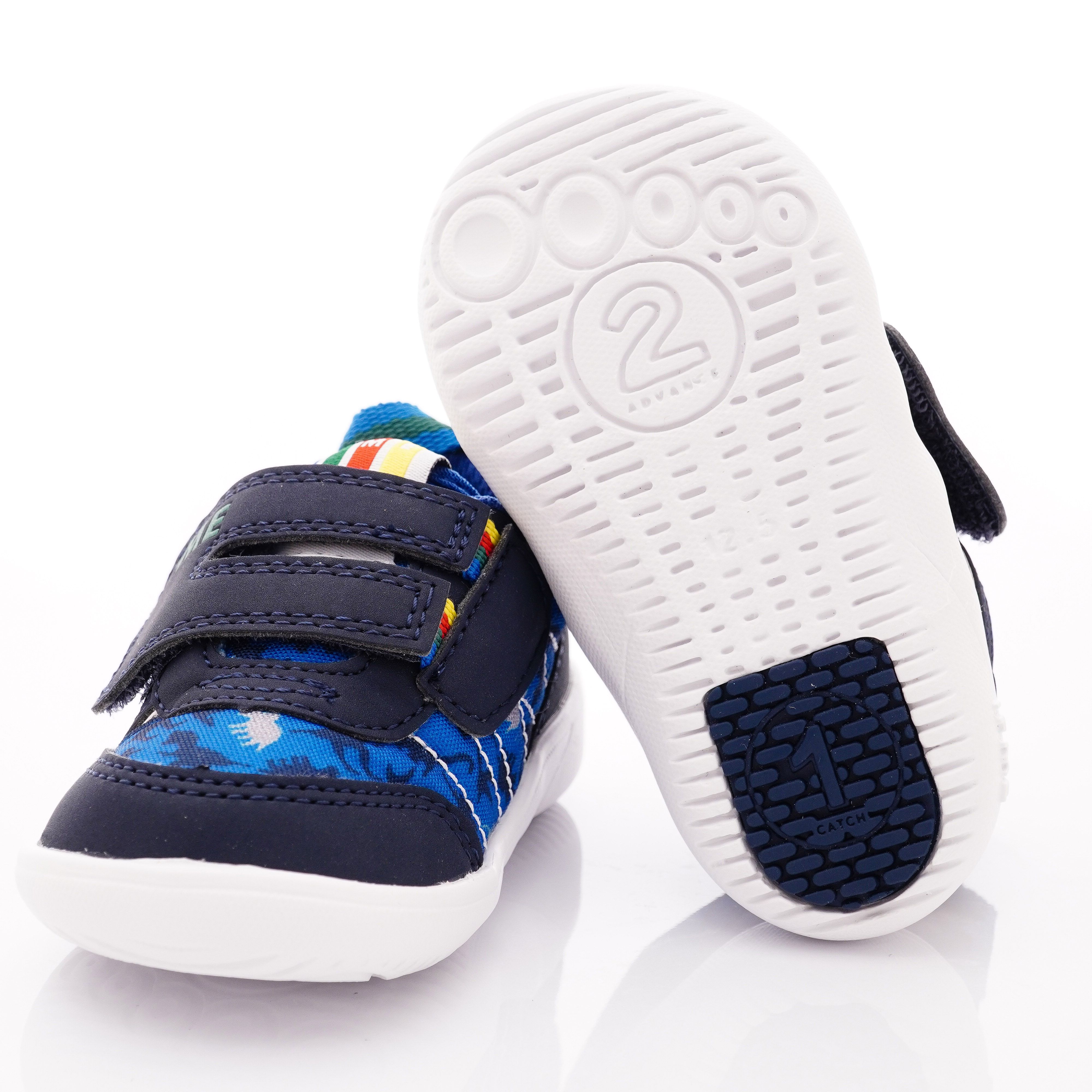 日本IFME - 機能童鞋/學步鞋-Light輕量系列護踝穩定學步款(寶寶段)-藍