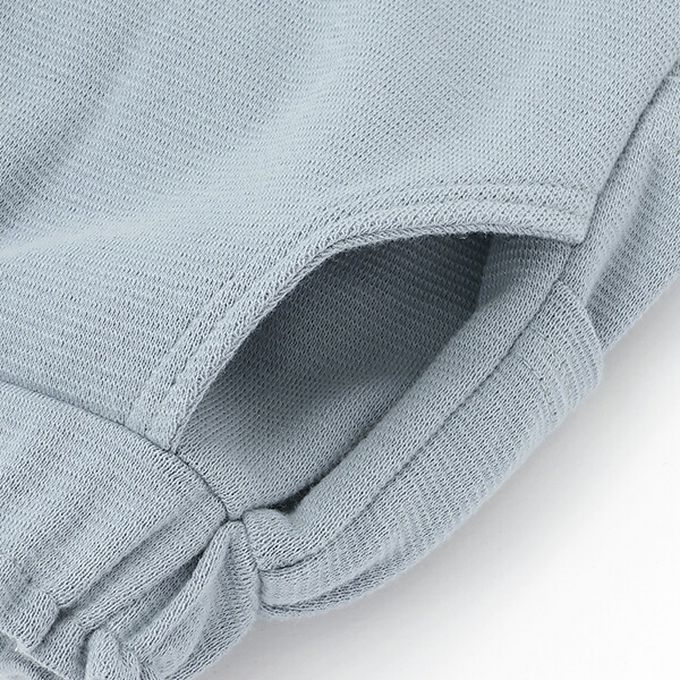 日本 Lycee mine - 彈力荷葉屁屁蝴蝶結長褲-紫