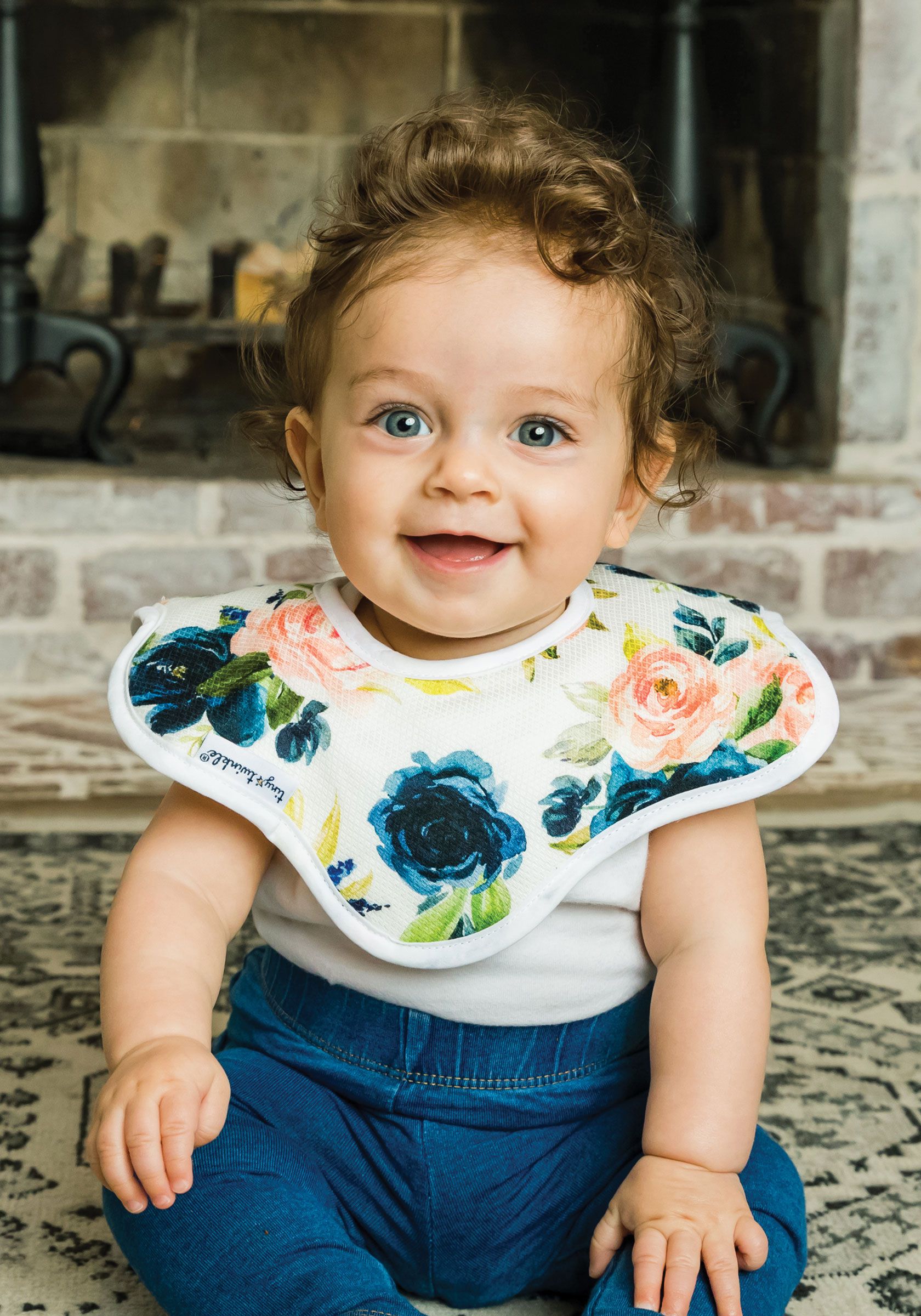 美國 tiny twinkle - 花型圍兜-雙入組-浪漫少女心