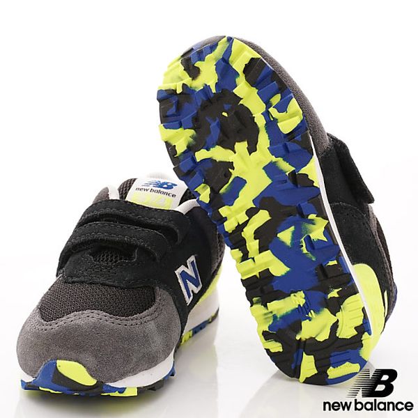 New Balance - New Balance慢跑鞋-574機能慢跑款(小童段)-黑