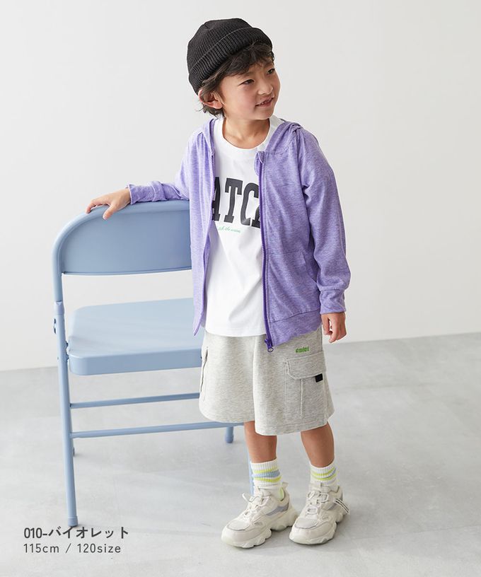 日本 devirock - 90%抗UV 輕薄透氣防曬連帽小外套-雜灰