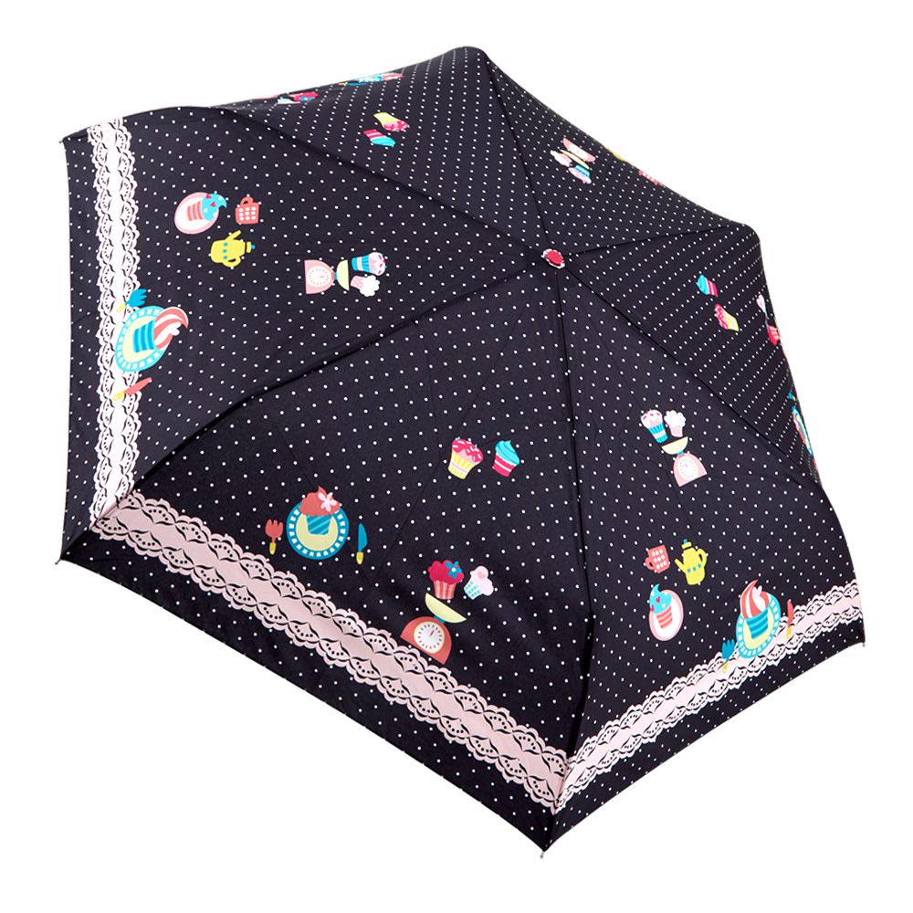 抗UV手開輕細口紅傘-甜點圓舞曲-225g