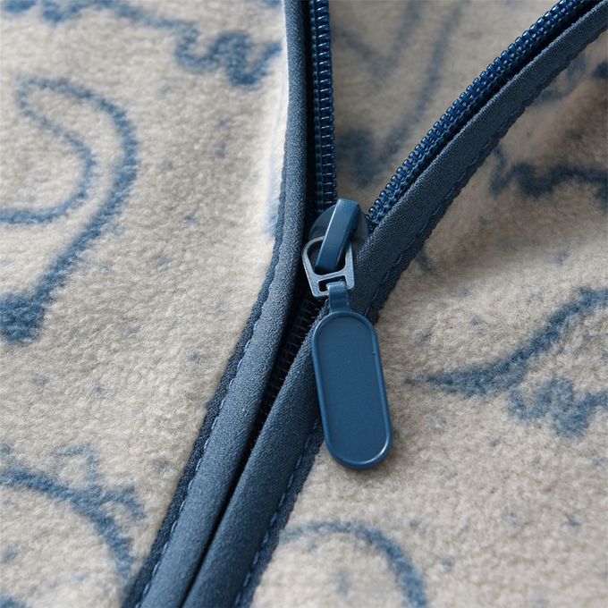 Fleece搖粒絨兒童外套-灰底恐龍世界