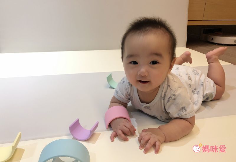 西班牙 dëna - 多功能益智軟積木/疊疊樂 小人物+小房子-夢幻藍