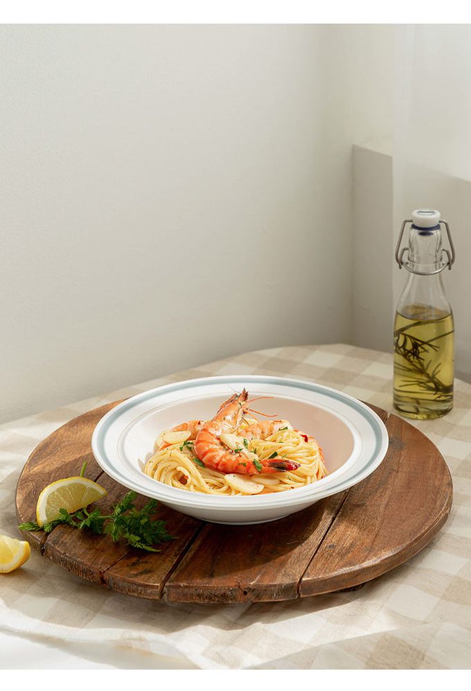 韓國 SSUEIM - RETRO系列極簡ins陶瓷義大利麵盤23cm (橘色)